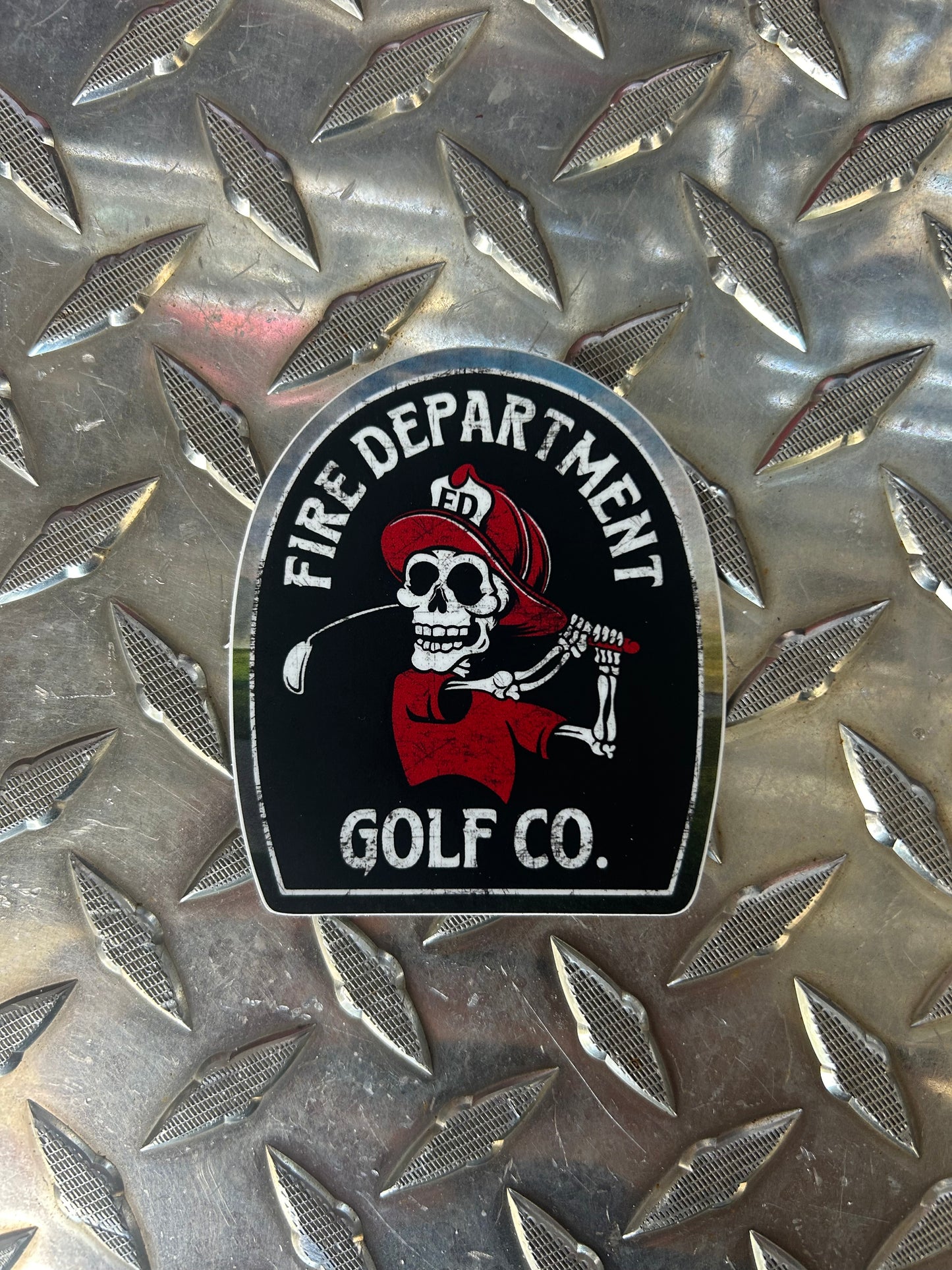 Skeleton swing Sticker